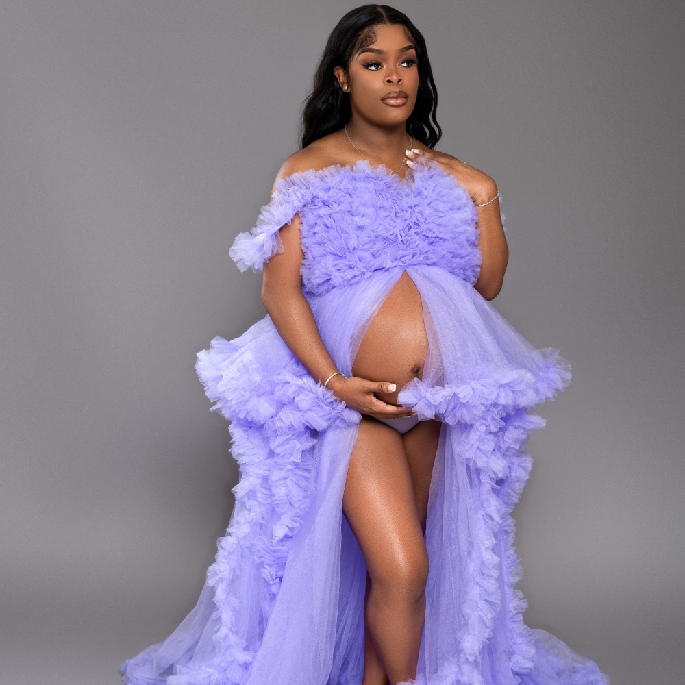 Maternity Ruffle Dress